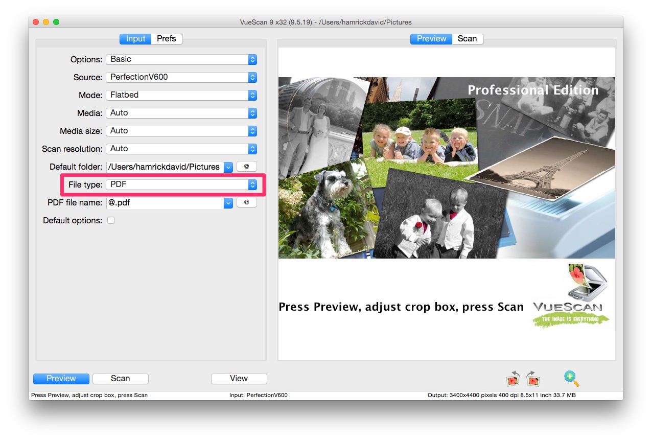 how to scan multiple photos with vuescan