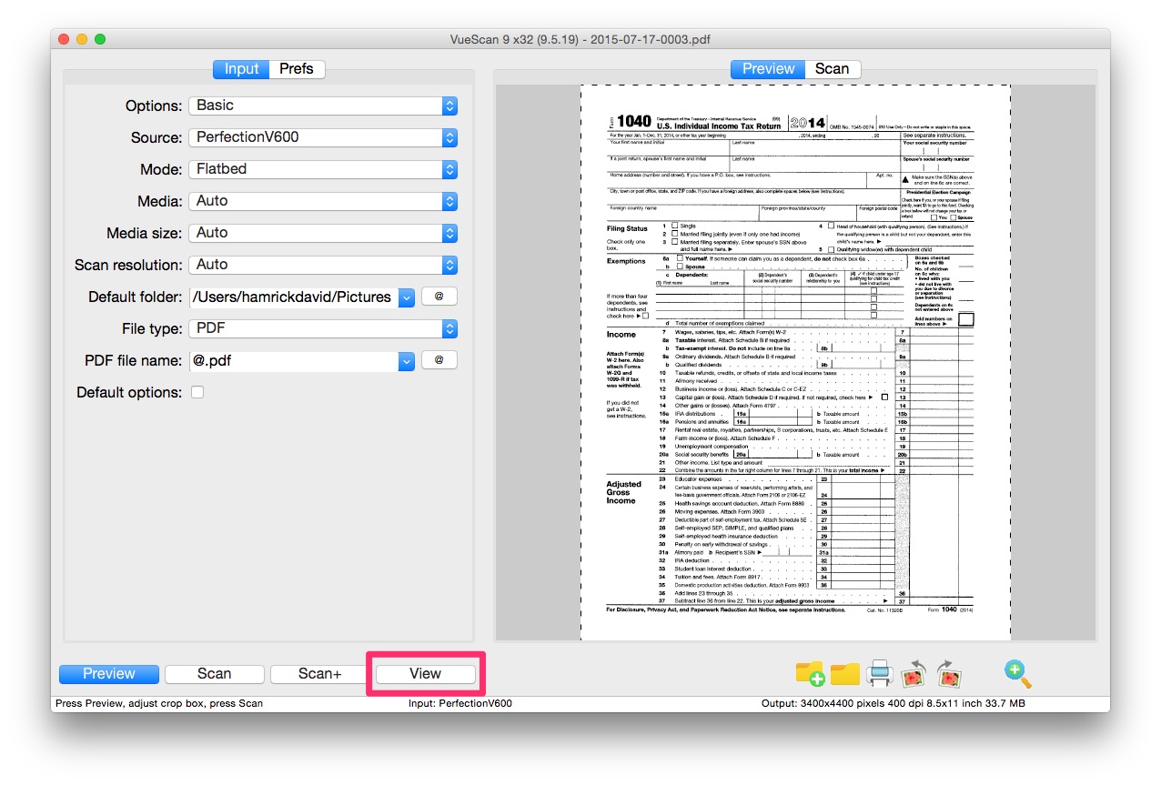 How to scan a PDF document | VueScan How-to Guides