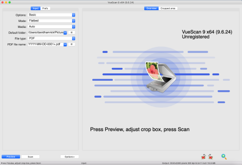 vuescan slide scanning